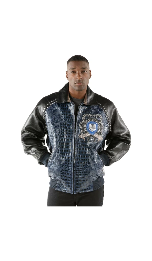 Pelle Pelle No Retreat No Supreme Men Jacket | Black Blue