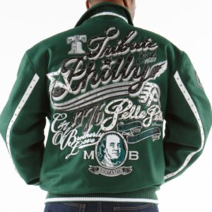 Pelle Pelle Dark Green MB Benjamin Jacket | Wool Jacket view 2