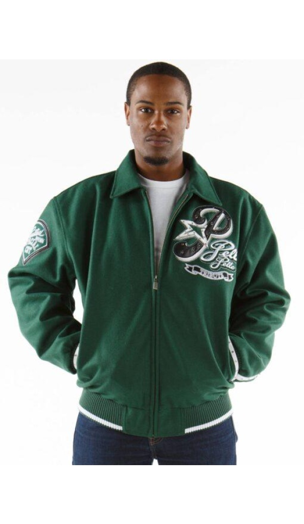 Pelle Pelle Dark Green MB Benjamin Jacket | Wool Jacket