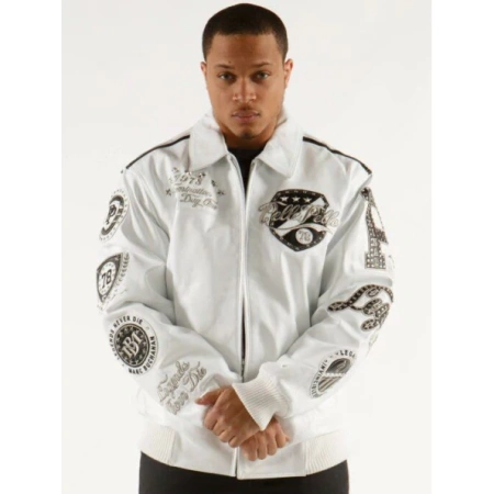 Pelle Pelle Legacy Series White Men Jacket