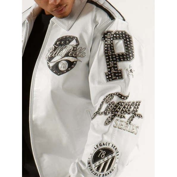 Pelle Pelle Legacy Series White Men Jacket