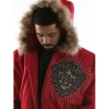 Pelle Pelle Red Diamond Men Fur Hood Jacket