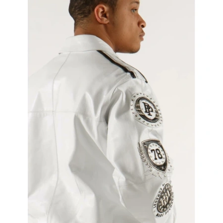 Pelle Pelle Legacy Series White Men Jacket