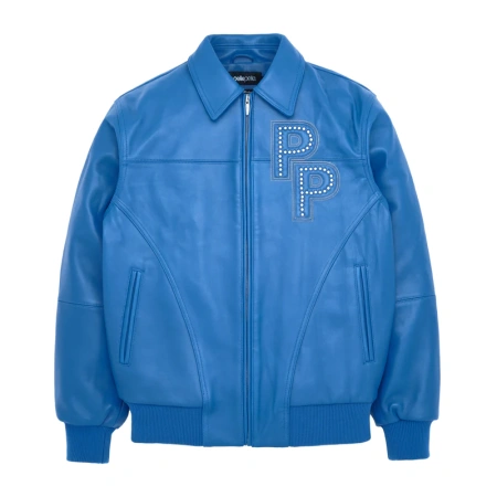 Pelle Pelle Blue Plush Leather Jacket