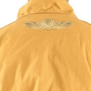 Pelle Pelle Airbourne Fur Hood Men Jacket | Yellow Jacket view 2