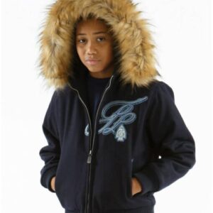 Pelle Pelle Trail Blazer MB Kids Jacket | Navy Blue Jacket view 2