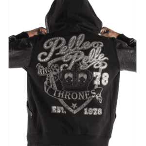Pelle Pelle King Of Thrones Black Jacket | Men Jacket view 2