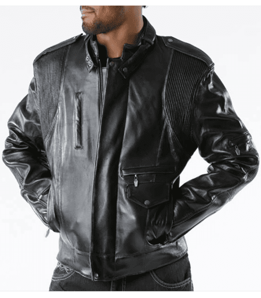 Pelle Pelle Ghost Black Leather Jacket