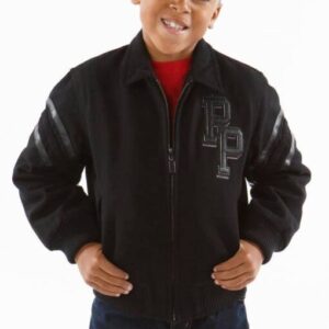 Pelle Pelle Black Windy City Wool Jacket | Kids Jacket view 3