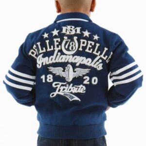 Pelle Pelle Indianapolis Blue Wool Jacket | Kids Jacket
