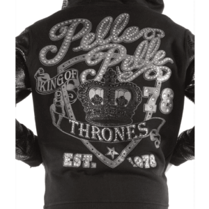 Pelle Pelle King Of Thrones Black Jacket | Men Jacket view 4