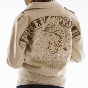 Pelle Pelle Dragon Cream Women Jacket | Wool Jacket