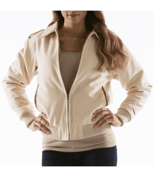 Pelle Pelle Dragon Cream Women Jacket