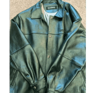 Pelle Pelle Green Cool Panther Leather Jacket | Men & Women view 2