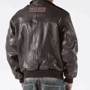 Pelle Pelle Biker Studded Leather Jacket | Dark Brown view 2
