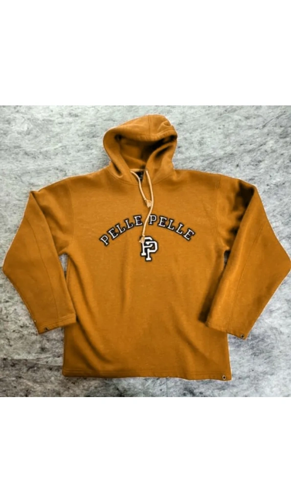 Pelle Pelle Mustard Pullover Wool Hoodie | Men & Women
