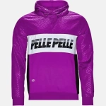 Pelle Pelle Men And Women Purple Hoodie