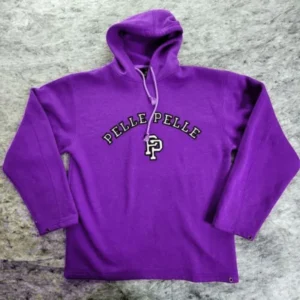 Pelle Pelle Purple Pullover Wool Hoodie | Men & Women
