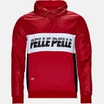 Pelle Pelle Men And Women Red Hoodie