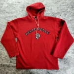 Pelle Pelle Red Pullover Wool Hoodie