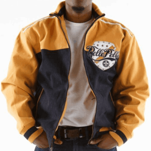 Pelle Pelle Yellow Revolution Varsity Jacket | Men Jacket