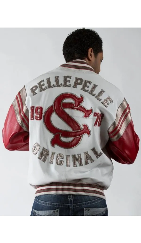Pelle Pelle Red White Men Original Jacket | 1978 Jacket