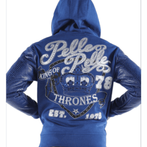 Pelle Pelle Blue King Of Thrones Jacket | Men Jacket view 3