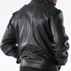 Pelle Pelle Men Black Burnish Mosaic Jacket | Leather Jacket view 2