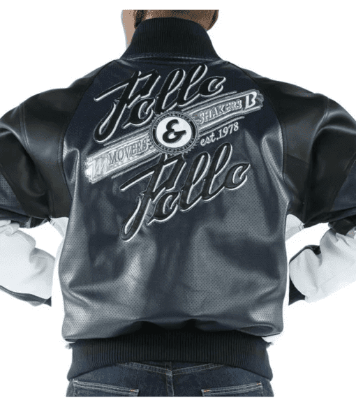 Pelle Pelle 1978 Navy Blue Leather Jacket