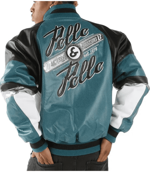 Pelle Pelle Men Varsity Leather Jacket