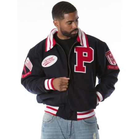 Pelle Pelle Men MB Letterman Wool Jacket