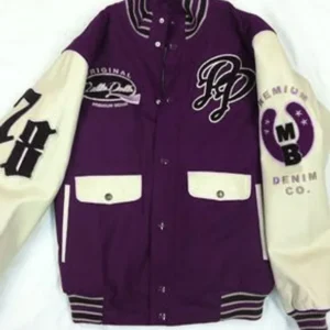Pelle Pelle Denim Co. Purple Varsity Jacket | Wool Jacket