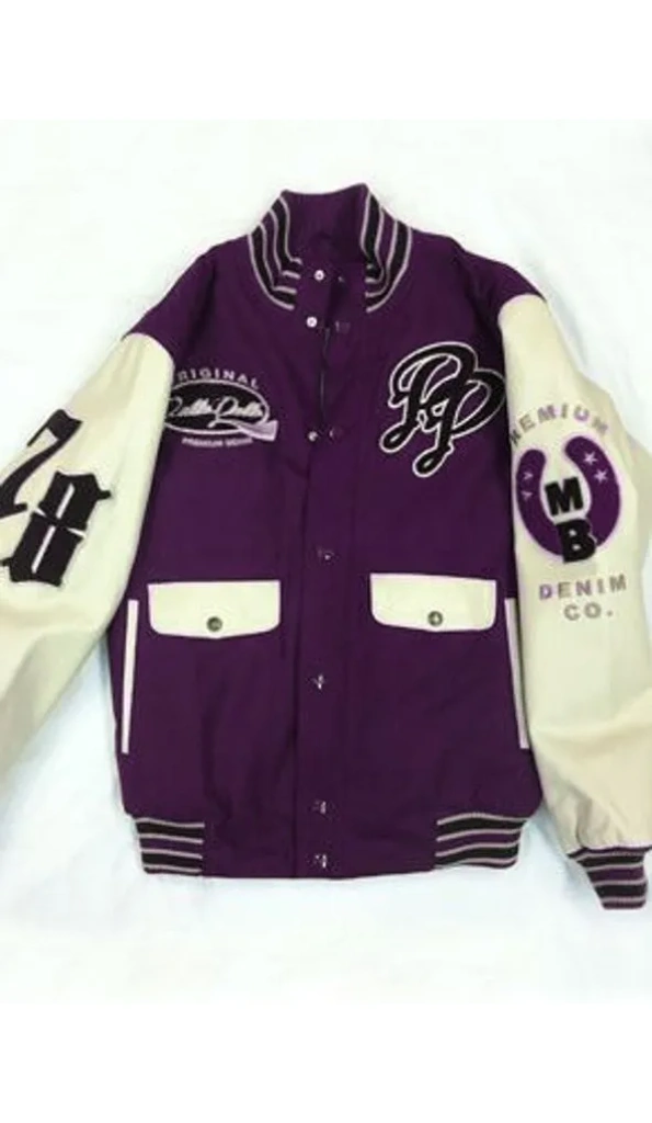 Pelle Pelle Denim Co. Purple Varsity Jacket | Wool Jacket