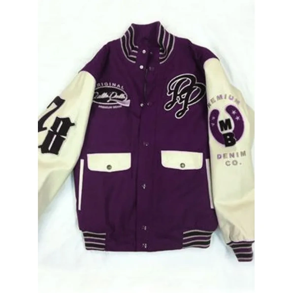 Pelle Pelle Denim Co. Purple Varsity Jacket