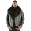 Pelle Pelle Men Fur Quilted Leather Jacket