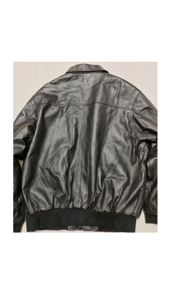 Pelle Pelle Shiny Black Leather Zipper Jacket | Men & Women