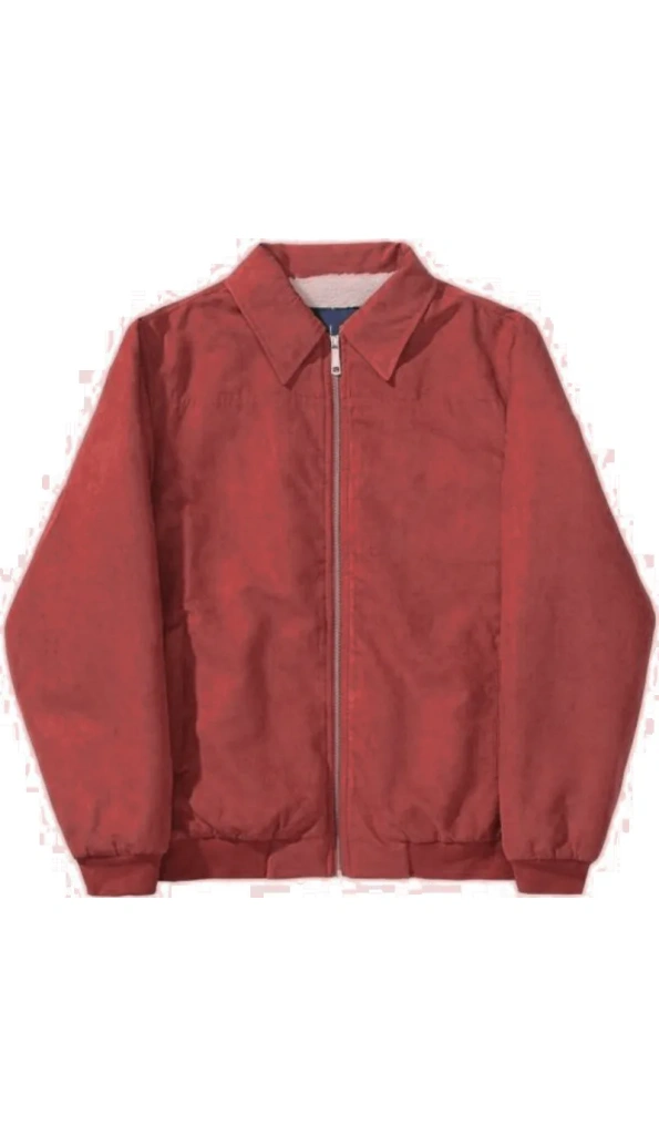 Pelle Pelle Maroon Suedo Wool Jacket | Men & Women