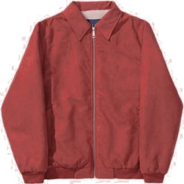 Pelle Pelle Maroon Suedo Wool Jacket