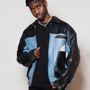 Pelle Pelle Art of Blue Black Leather Jacket | Men Jacket