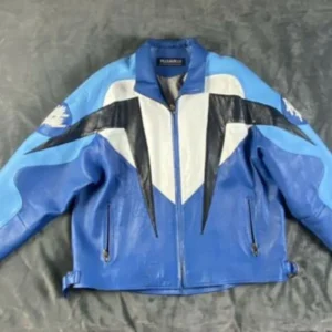 Pelle Pelle Motorbike MB Leather Jacket | Blue Jacket