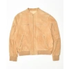 Pelle Pelle Light Brown Bomber Jacket, Leather Bomber Jacket