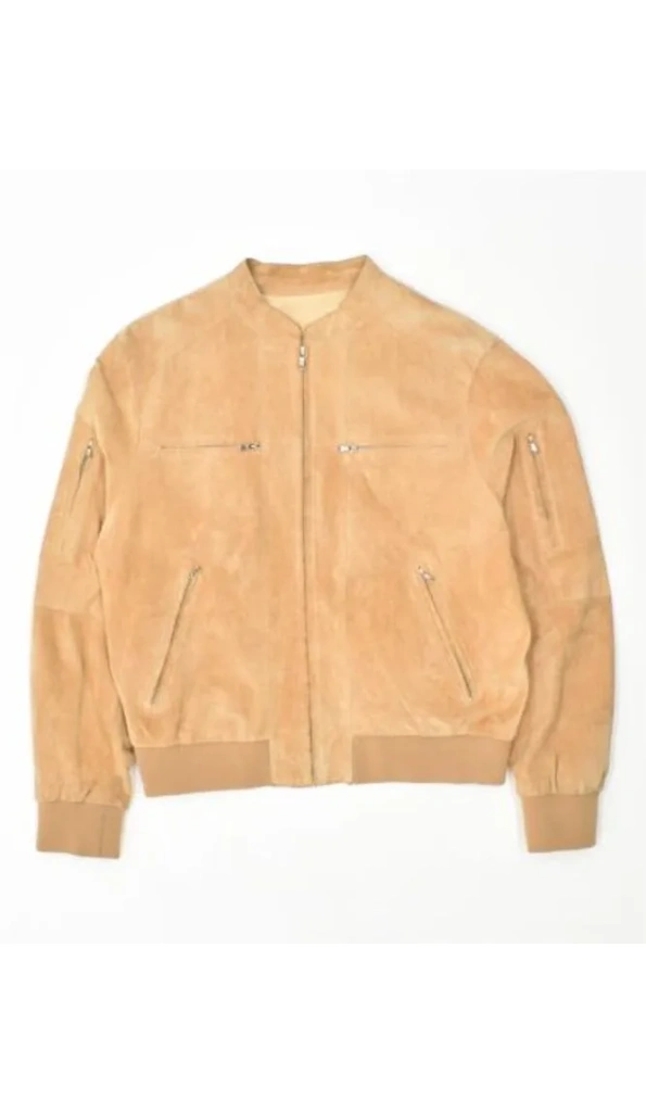 Pelle Pelle Light Brown Bomber Jacket | Leather Jacket