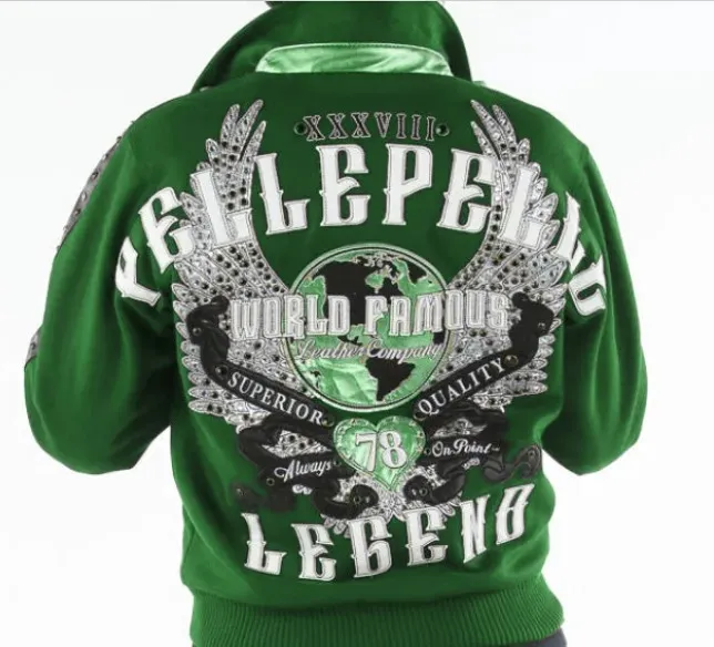 Pelle Pelle World Famous Legend Green Jacket | Wool Jacket