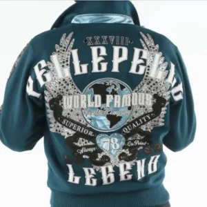 Pelle Pelle World Famous Turquoise Jacket | Wool Jacket