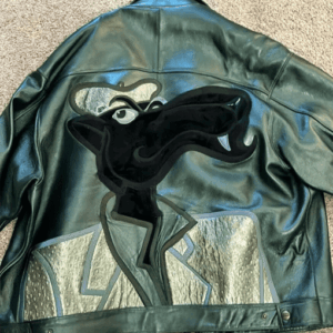 Pelle Pelle Green Cool Panther Leather Jacket | Men & Women