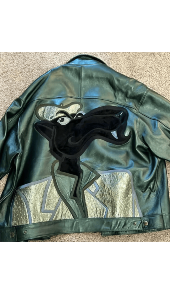Pelle Pelle Green Cool Panther Leather Jacket | Men & Women