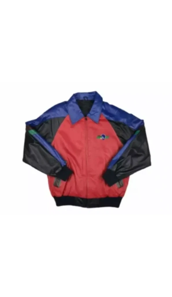 Pelle Pelle Leather Rugby Red Black Jacket | Men & Women