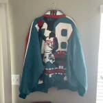 Pelle Pelle Basketball Light Blue Jacket