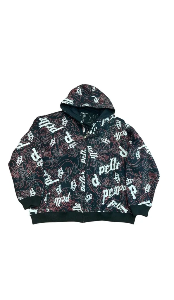 Pelle Pelle Stylish Black Wool Hood Jacket | Men & Women
