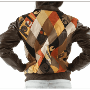 Pelle Pelle Brown Retro Diamond Jacket | Leather Jacket